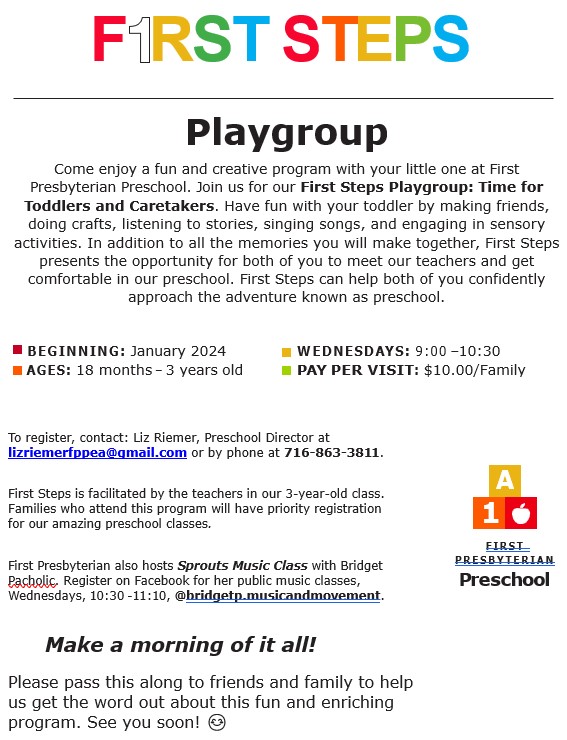 First Steps Playgroup Image